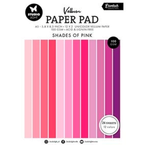 Studio Light - Blok A5 - Vellum - Shades of Pink