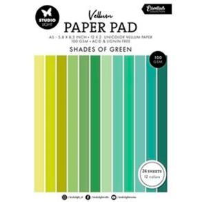 Studio Light - Blok A5 - Vellum - Shades of Green