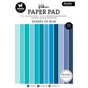 Studio Light - Blok A5 - Vellum - Shades of Blue