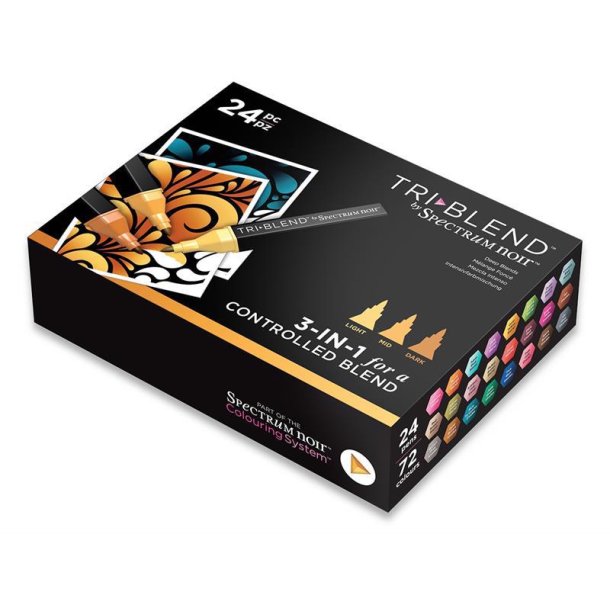 Spectrum Noir - TriBlend - Deep Blends - 24 Stk. - SN-TBLE-DBLE24