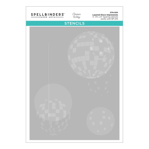 Spellbinders - Stencil - Disco Indtryk