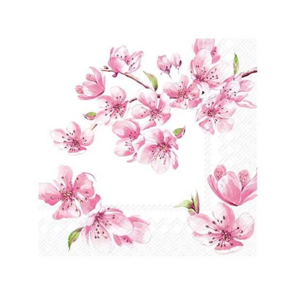 IHR - Frokostservietter - Sakura Rose - 20stk