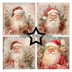 Paper Favourites - Blok 12" - Santa Claus / Julemand
