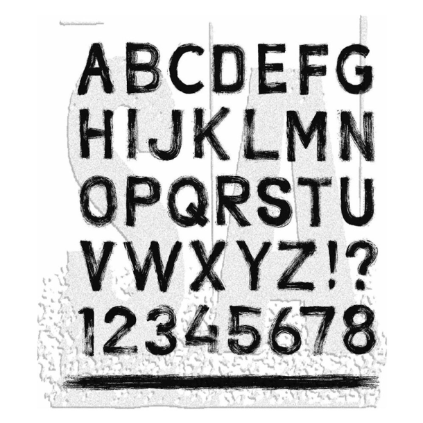Tim Holtz - Stempel - Sign Painter