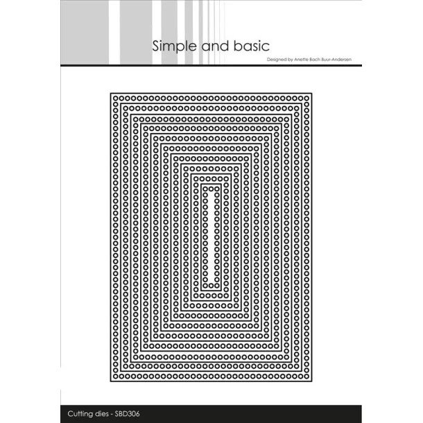 Simple and Basic - Die - Cirkle Edges - Rektangel