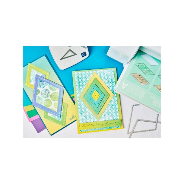 Sizzix - Framelits Die - Fanciful Framelits - Katy Deco Diamonds