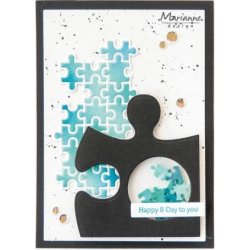 Marianne Design - Die -  "Art Texture Puzzle" - CR1624