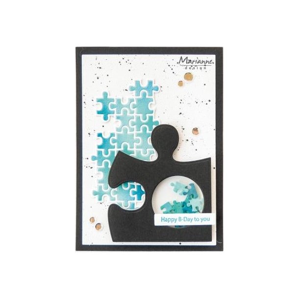 Marianne Design - Die -  "Art Texture Puzzle" - CR1624