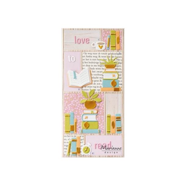 Marianne Design - Die -  "Books by Marleen" - Bger -COL1529