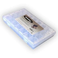 Klar plastik opbevarings box - 28 rum