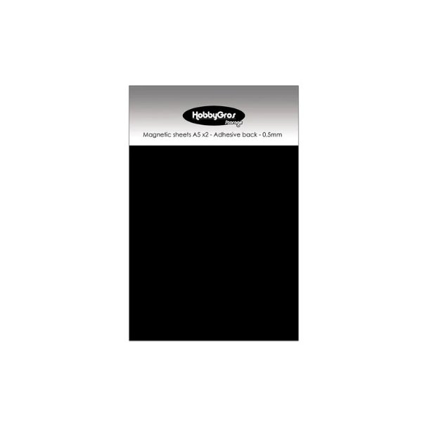 HobbyGros - Storage "Magnetic Sheets A5 - 2 pcs - Adhesive Back" - SS108
