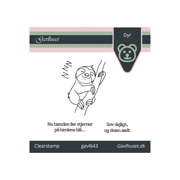 Gavlhusets Design - Stempel - Dovendyr