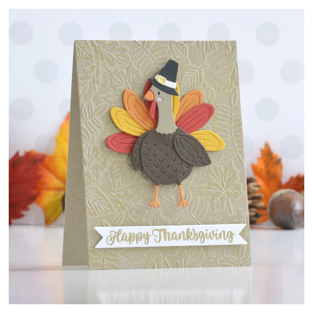 Spellbinder - Embossing folder - Falling Leaves