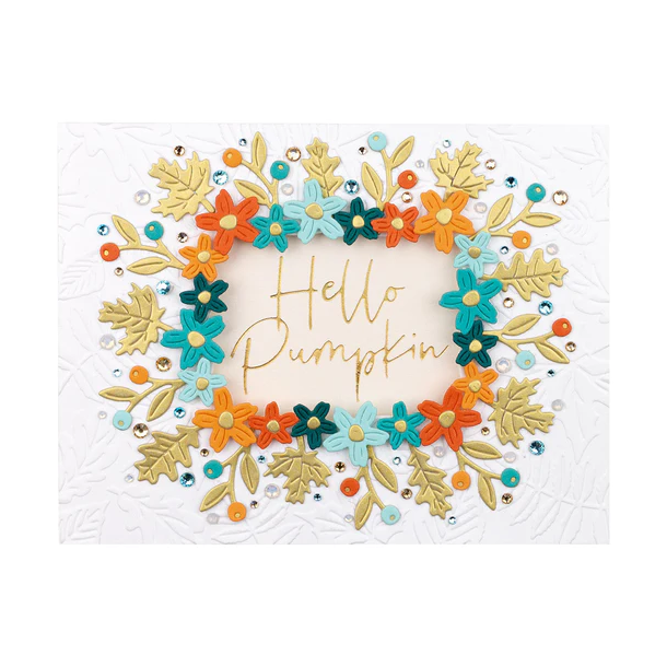 Spellbinder - Embossing folder - Falling Leaves