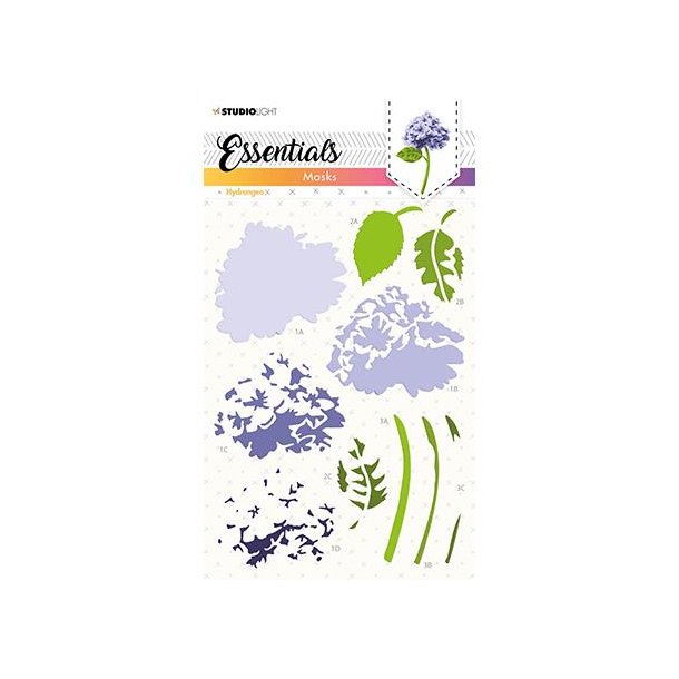 Studio Light - Stencil - Hydrangea / Hortensia