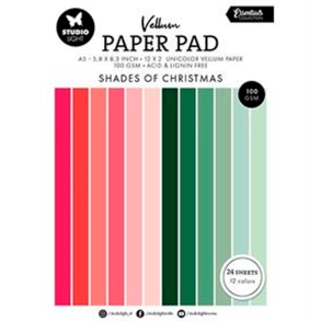 Studio Light - Blok A5 - Vellum - Shades of Christmas