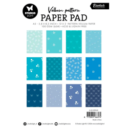 Studio Light - Blok A5 - Vellum - Spring Blue