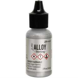 Tim Holtz - Alkohol Ink - Alloys - Sterling