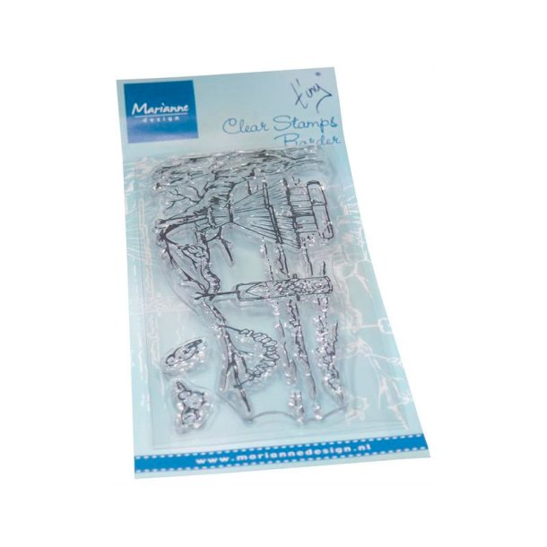 Marianne Design - Stempel - Tiny's Border - Bird Feeding