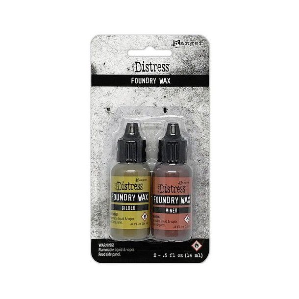 Tim Holtz / Ranger - Foundry Wax - Kit 1 - Giled & Mined - TDAK80435
