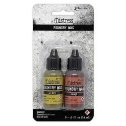 Tim Holtz / Ranger - Foundry Wax - Kit 1 - Giled & Mined - TDAK80435