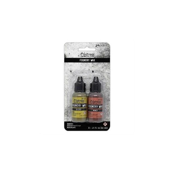 Tim Holtz / Ranger - Foundry Wax - Kit 1 - Giled & Mined - TDAK80435