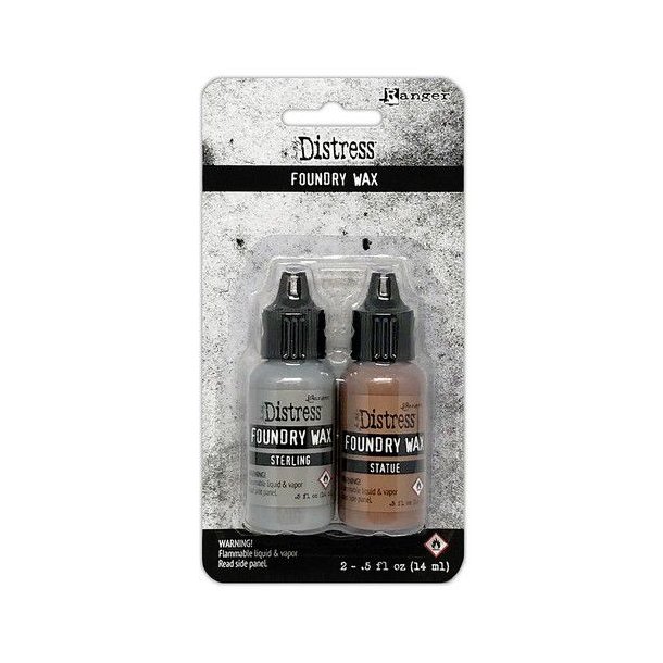Tim Holtz / Ranger - Foundry Wax - Kit 2 - Streling & Statue - TDAK80442