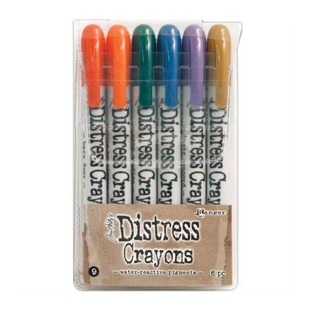 Distress Crayons - SET #9 / DARKS