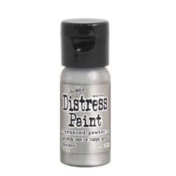 Tim Holtz - Distress Paint - Brushed Pewter