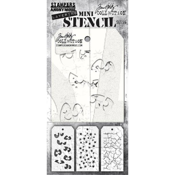 Tim Holtz - Mini Stencil  -Set #56