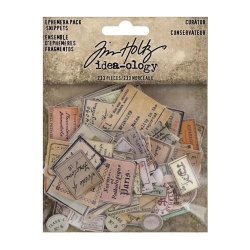 Tim Holtz - Idea-Ology - Ephemera Pack - Curator - Sm Telegrammer