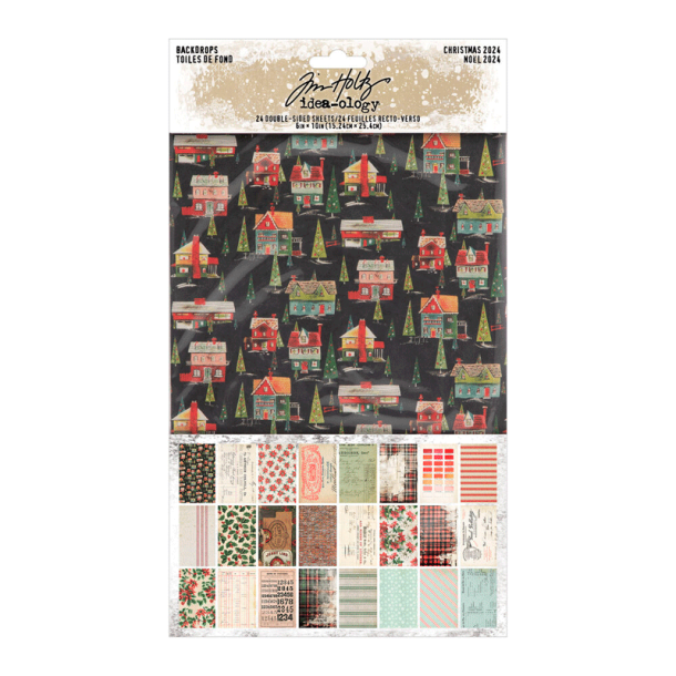 Tim Holtz - Backdrops - Christmas 2024
