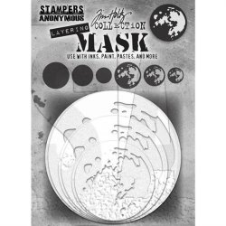 Tim Holtz - Layering Mask - Moon Mask