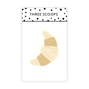Three Scoops - Die - Croissaint 