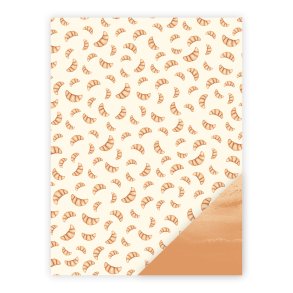 Three Scoops - Designpapir - A4 - Croissanter 
