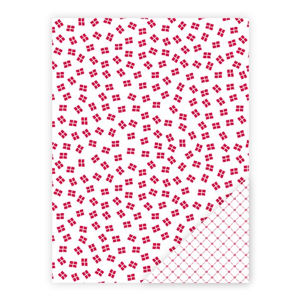 Three Scoops - Designpapir - A4 - Dannebrog 