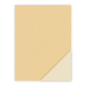 Three Scoops - Designpapir - A4 - Smagen af Cafelatte - Diagonale Striber 