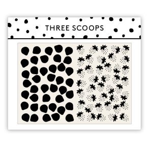 Three Scoops - Stencil - Jordbr