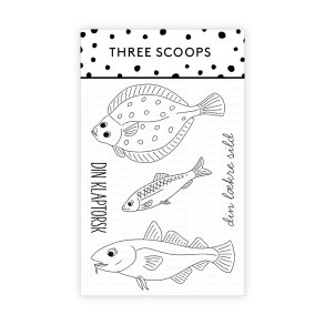 Three Scoops - Stempel - Fisk