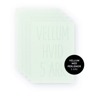 Three Scoops - Vellum - Hvid perlemor