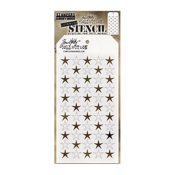 Tim Holtz - Layering Stencil - Shifter Stars