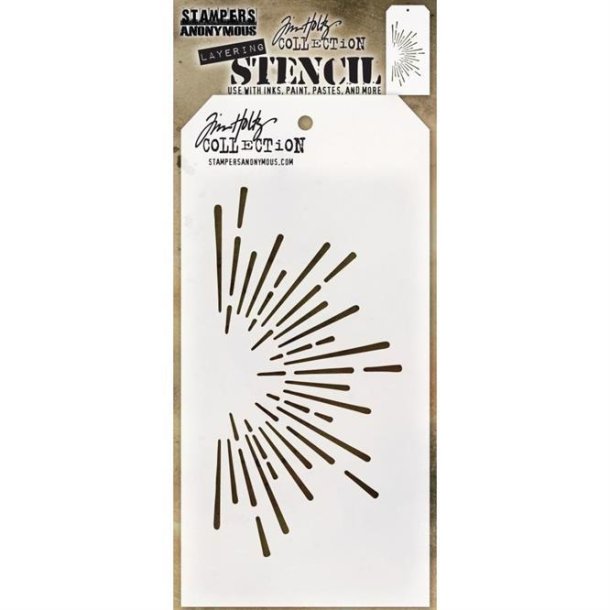 Tim Holtz - Layering Stencil - Burst