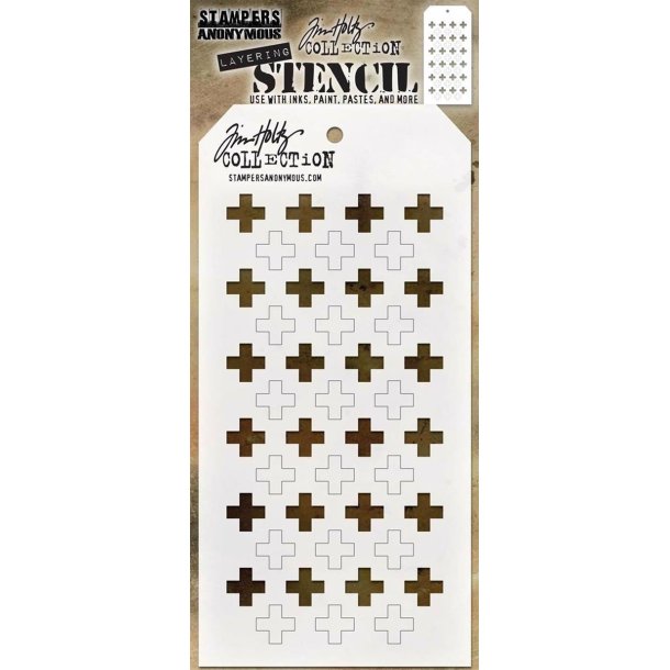 Tim Holtz - Layering Stencil - Shifter Plus / Kors