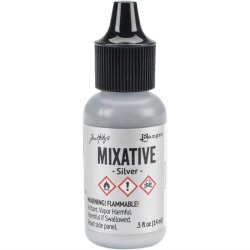 Tim Holtz - Alkohol Ink - Metallic Mixatives - Silver