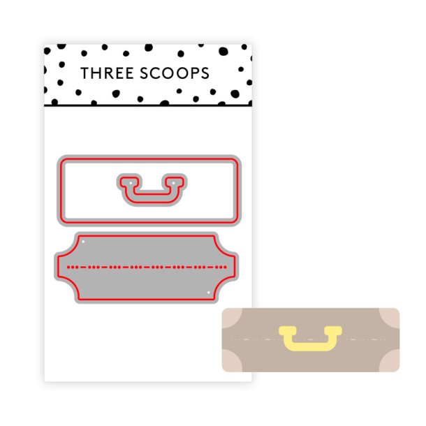 Three Scoops - Die - Kuffert - Liggende