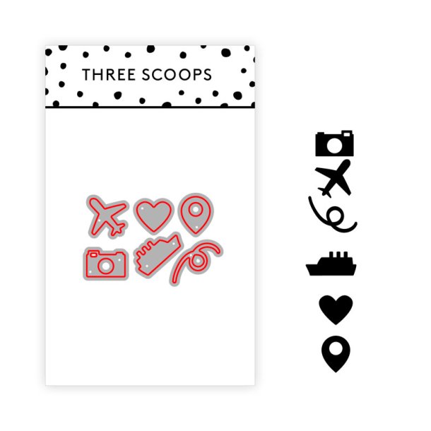 Three Scoops - Die - Rejse Ikoner