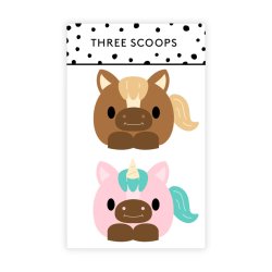 Three Scoops - Die - Hest og Enhjrning