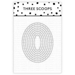 Three Scoops - Die - Oval - TSCD0014