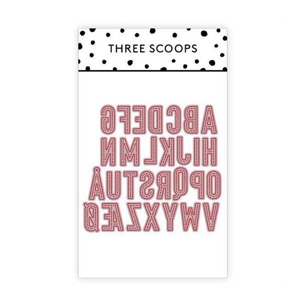 Three Scoops - Die - Alfabet - TSCD0091