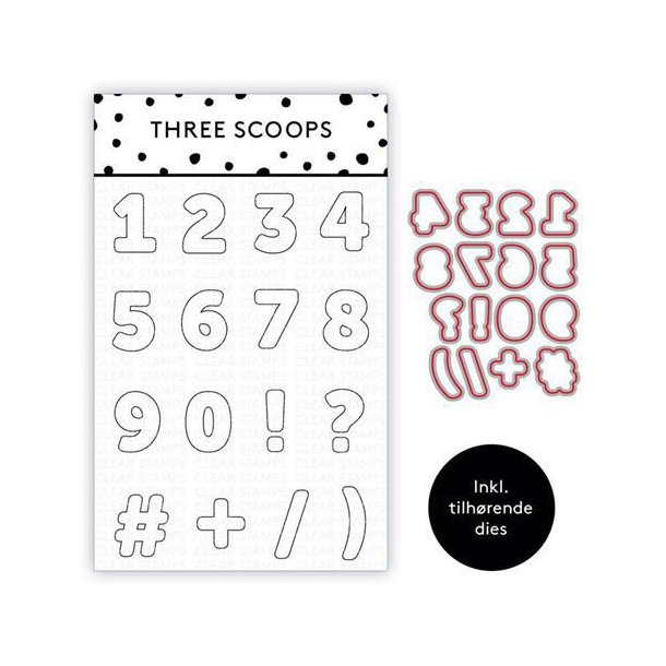 Three Scoops - Stempel + Die - Sm Ballontal